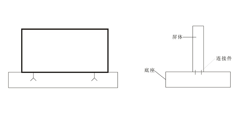 LED大屏幕安装示意图